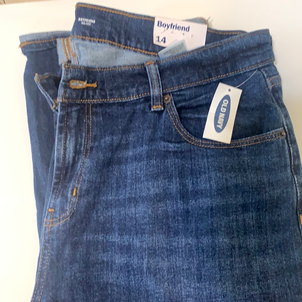 NWT Old navy denim pants with cuffs